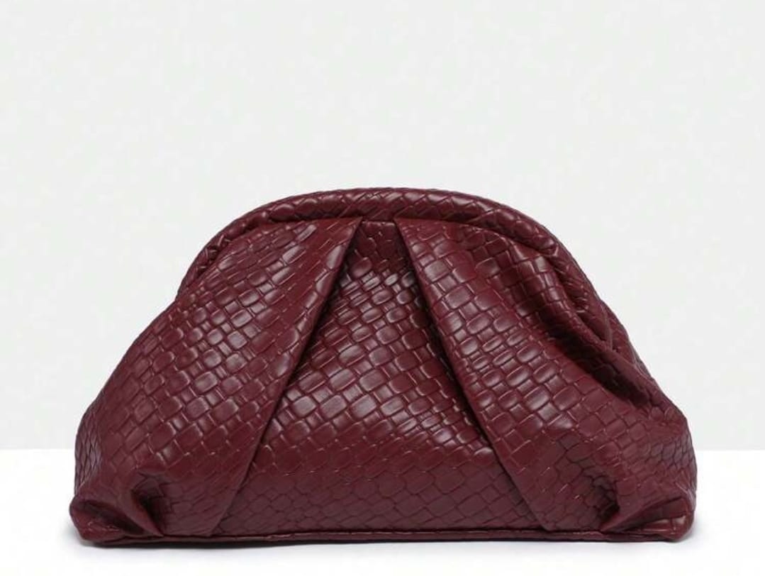 Woven Pouch Clutch — 3